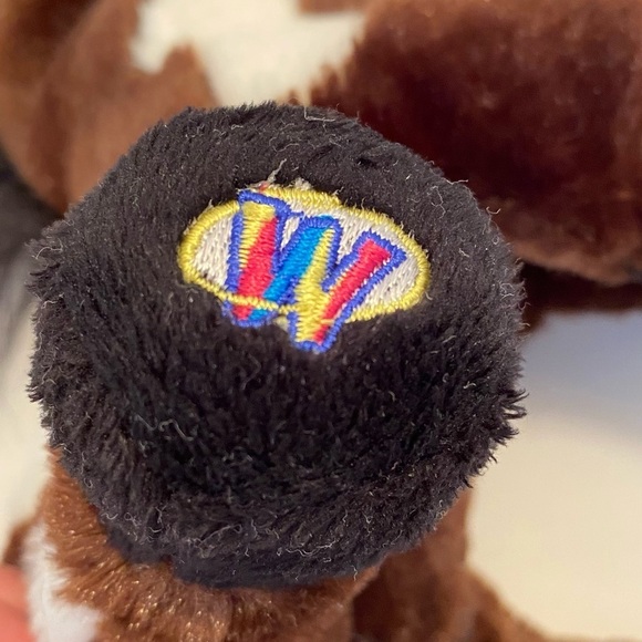 Ganz Webkinz Brown & White Pinto 8" Plush Stuffed Animal Toy Only No Code HM147 - Picture 9 of 12